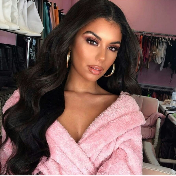Dark Brown Wavy Beauty Lace Front Wig